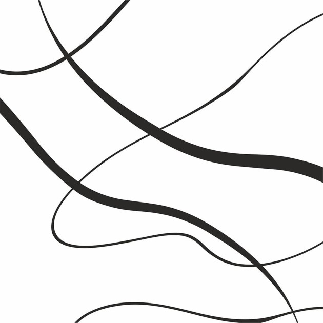 Yokodesign W107 Abstrakcja - tapeta w falujące linie