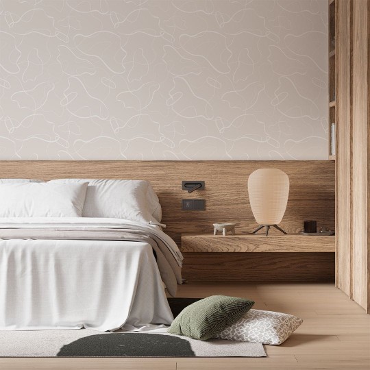 Yokodesign W108 Abstrakcja - tapeta w falujące linie