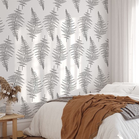 Yokodesign W109 Paprocie - tapeta w liście paproci