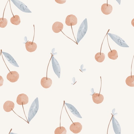 Yokodesign W126 Wisienki - tapeta dla dzieci w owoce