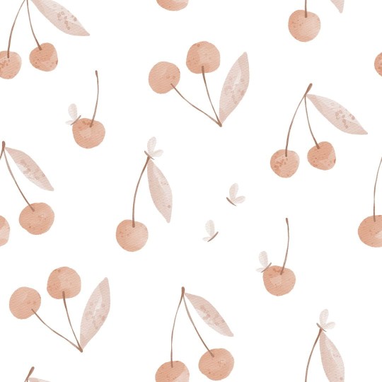 Yokodesign W127 Wisienki - tapeta dla dzieci w owoce