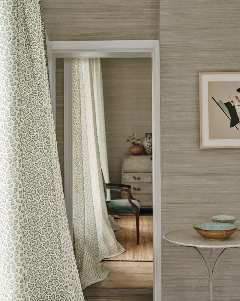 Colefax and Fowler 20482-01 Naturals III Mystic Pearl - tapeta z bawełny i sizalu