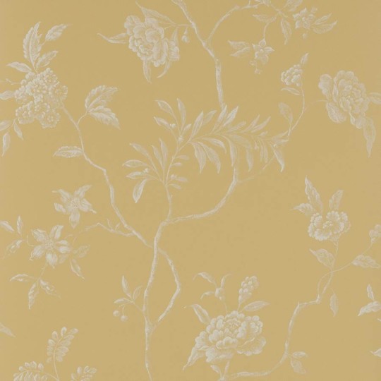 Colefax and Fowler 07128/02 Ashdown Delancey Yellow - tapeta w motyw roślinny w stylu chinoiserie