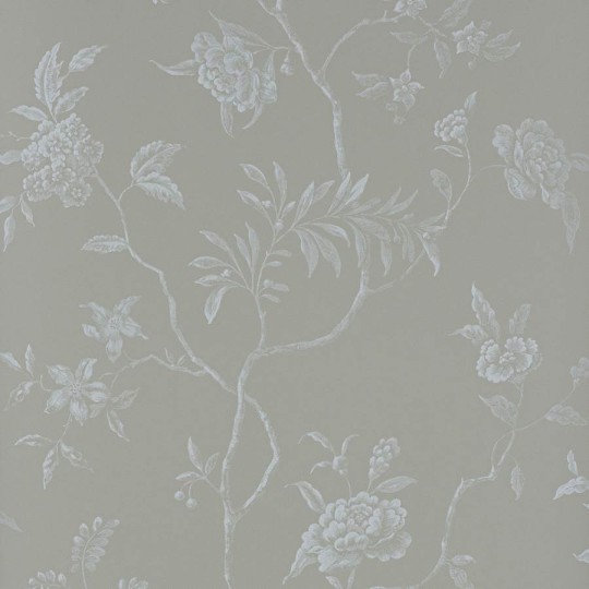 Colefax and Fowler 07128/05 Ashdown Delancey Silver - tapeta w motyw roślinny w stylu chinoiserie