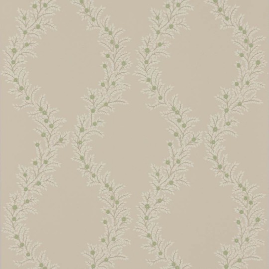 Colefax and Fowler W7019-01 Ashdown Liliana Ivory - tapeta w stylizowany motyw roślinny