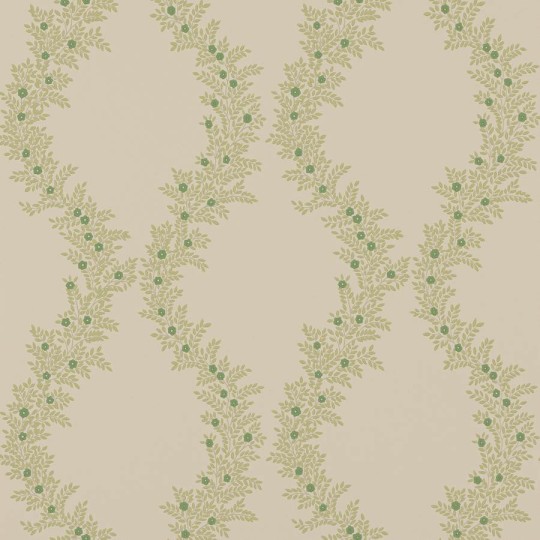Colefax and Fowler W7019-03 Ashdown Liliana Leaf Green - tapeta w stylizowany motyw roślinny