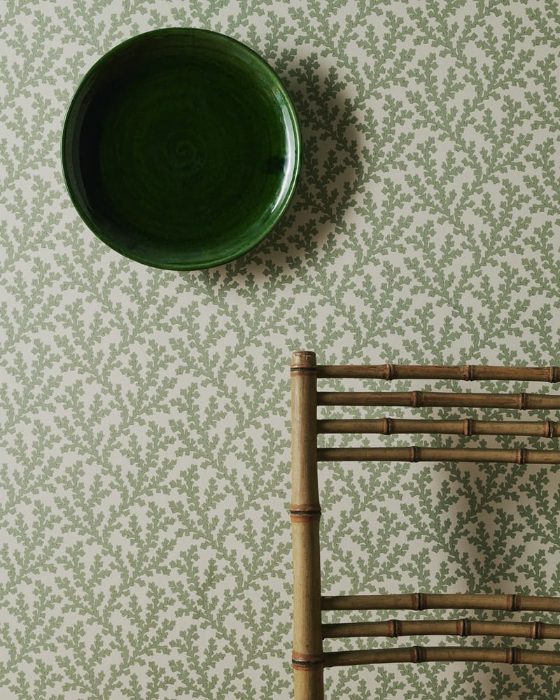 Colefax and Fowler W7020-01 Ashdown Sea Coral Green - tapeta w morskie rośliny