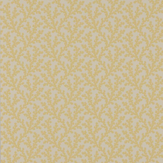 Colefax and Fowler W7020-06 Ashdown Sea Coral Yellow - tapeta w morskie rośliny