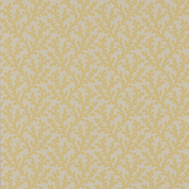 Colefax and Fowler W7020-06 Ashdown Sea Coral Yellow - tapeta w morskie rośliny
