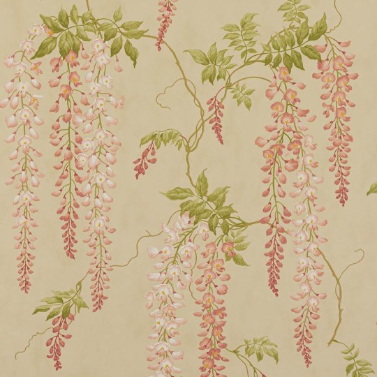 Colefax and Fowler 07157/01 Ashdown Seraphina Pink - tapeta w kwiaty glicynii