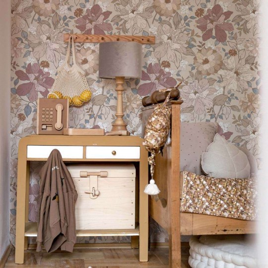 Dekornik DEKO.TAP.409 Marigold flowers - tapeta dziecięca w kwiaty aksamitki