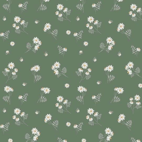 Dekornik DEKO.TAP.433 Camomille green - tapeta w rumianki