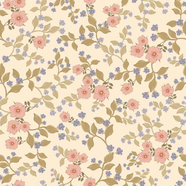 Dekornik DEKO.TAP.449 Antique floral fantasy sun - tapeta w kwiatki
