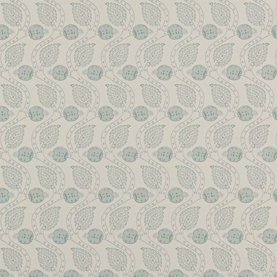 Colefax and Flower W7007-02 Small Design W/Papers II Ashmead Aqua - tapeta w stylizowane drzewo owocowe
