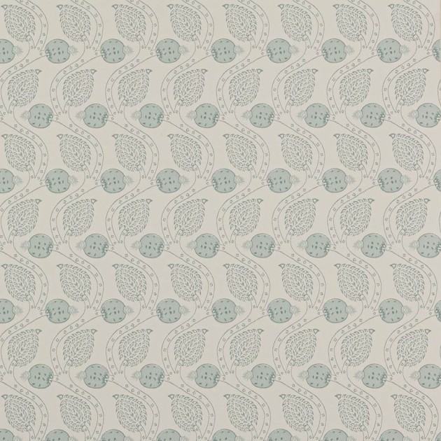 Colefax and Flower W7007-02 Small Design W/Papers II Ashmead Aqua - tapeta w stylizowane drzewo owocowe