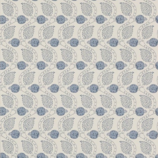 Colefax and Flower W7007-04 Small Design W/Papers II Ashmead Blue - tapeta w stylizowane drzewo owocowe