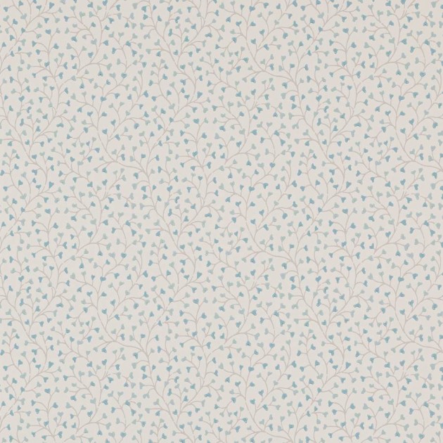 Colefax and Flower W7013-04 Small Design W/Papers II Cress Blue - tapeta w minimalistyczny motyw roślinny
