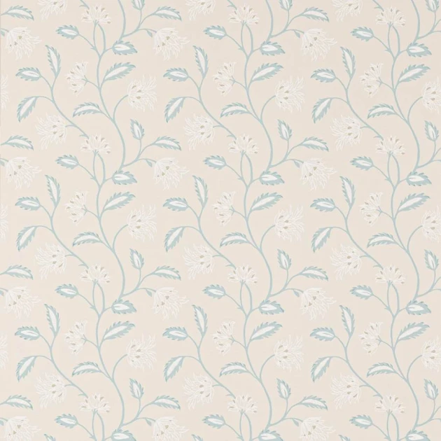 Colefax and Flower W7012-03 Small Design W/Papers II Oterlie Blue - tapeta w liście
