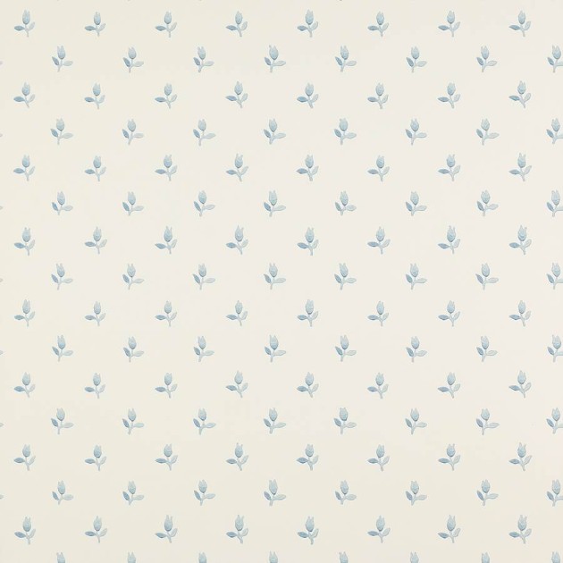 Colefax and Flower 07986/03 Small Design W/Papers II Sudbury Park Blue - tapeta w minimalistyczne tulipany
