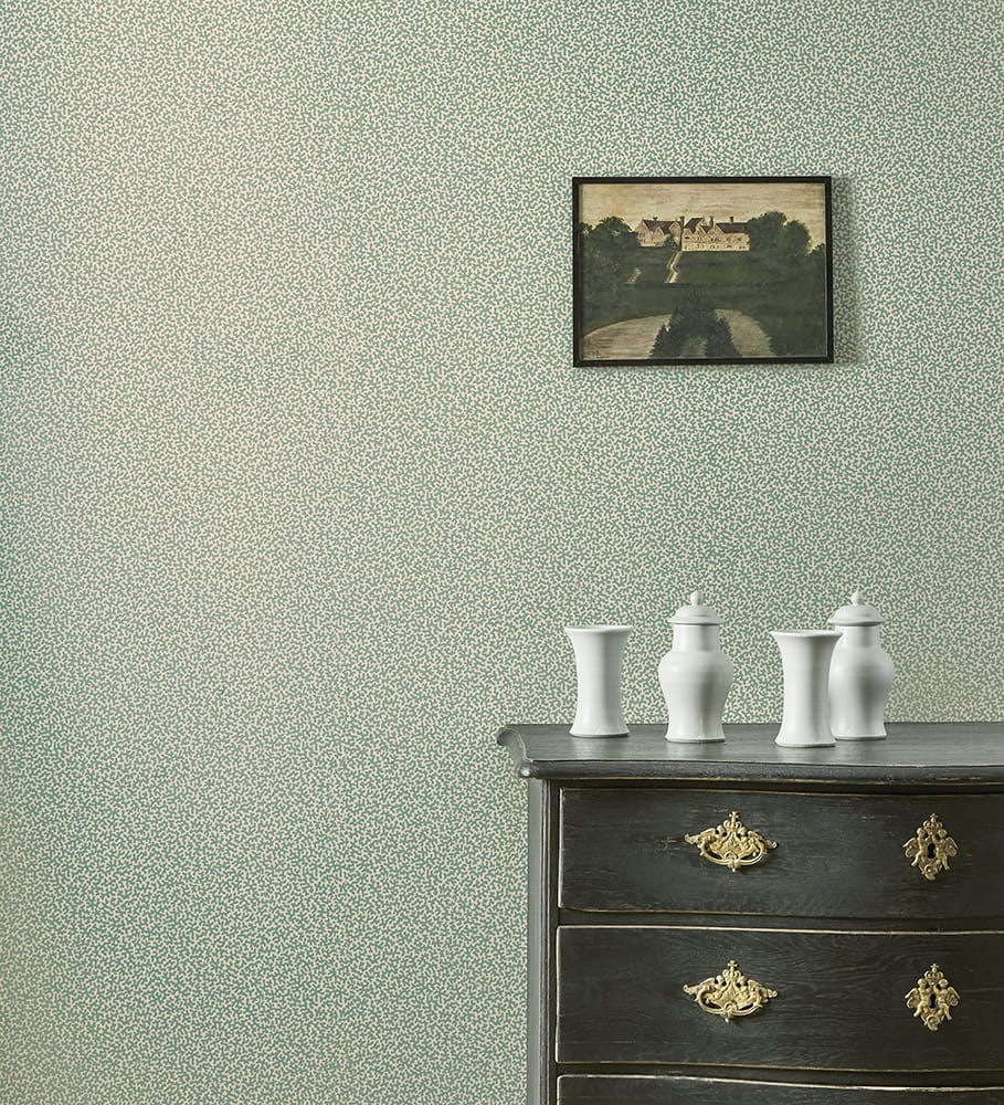 Colefax and Flower W7014-04 Small Design W/Papers II Wendle Silver - tapeta w koralowy wzór