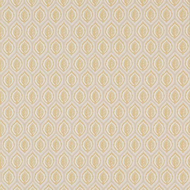 Colefax and Flower W7011-01 Small Design W/Papers II Carrick Yellow - tapeta w stylizowane rośliny