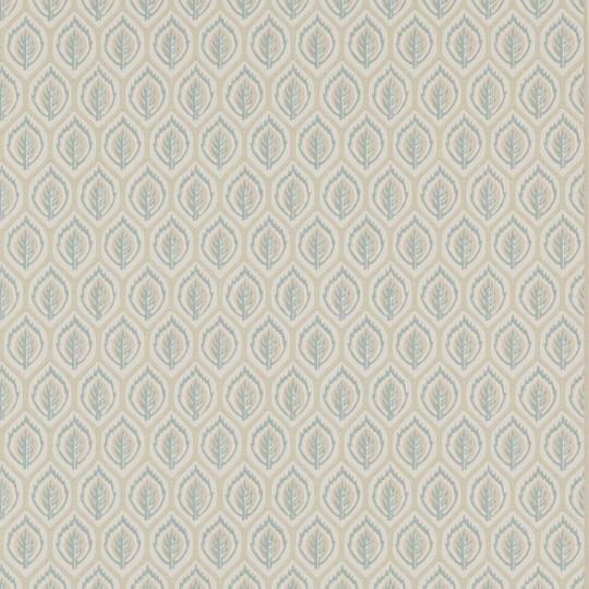 Colefax and Flower W7011-02 Small Design W/Papers II Carrick Aqua - tapeta w stylizowane rośliny