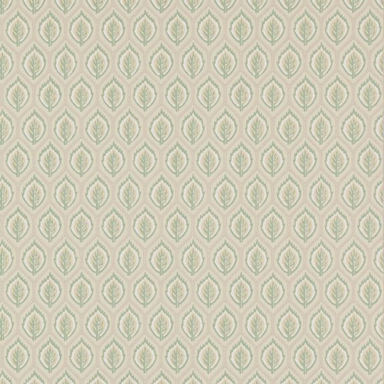 Colefax and Flower W7011-05 Small Design W/Papers II Carrick Green - tapeta w stylizowane rośliny