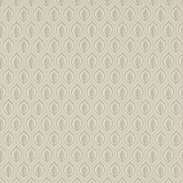 Colefax and Flower W7011-05 Small Design W/Papers II Carrick Green - tapeta w stylizowane rośliny