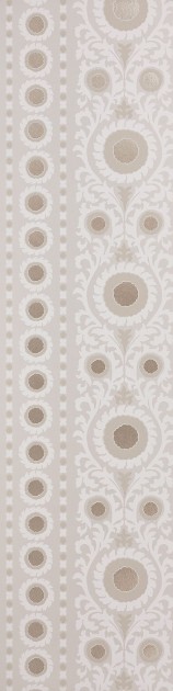 Osborne & Little W7904-02 Byzance Samrina Ivory/Gilver - tapeta w motyw suzani