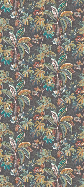 Osborne & Little W7853-01 Irisa Tivoli - tapeta w egzotyczną roślinność