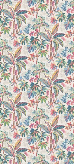 Osborne & Little W7853-02 Irisa Tivoli - tapeta w egzotyczną roślinność