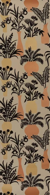 Osborne & Little W7854-02 Irisa Amphora - tapeta w wazony