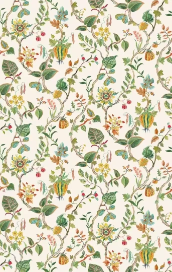 Osborne & Little W7816-02 Rhapsody Mythica - tapeta w kwiaty i liście