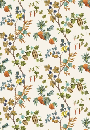 Osborne & Little W7686-01 Lamorran Orchard - tapeta w drzewa owocowe