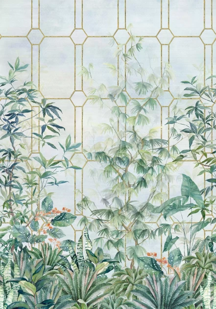 Osborne & Little W7611-02 Empyrea Katsura - tapeta w roślinny motyw