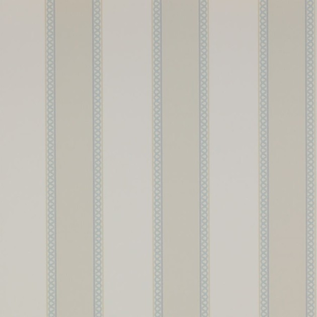 Colefax and Fowler 07139/05 Mallory Stripes Chartworth Stripe Blue - tapeta w paski z ozdobnym wykończeniem