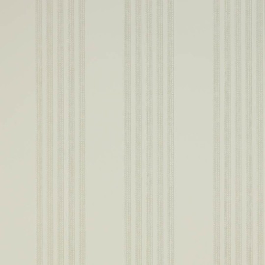 Colefax and Fowler 07191-04 Mallory Stripes Jude Stripe Silver - tapeta w paski z ozdobnymi przeszyciami