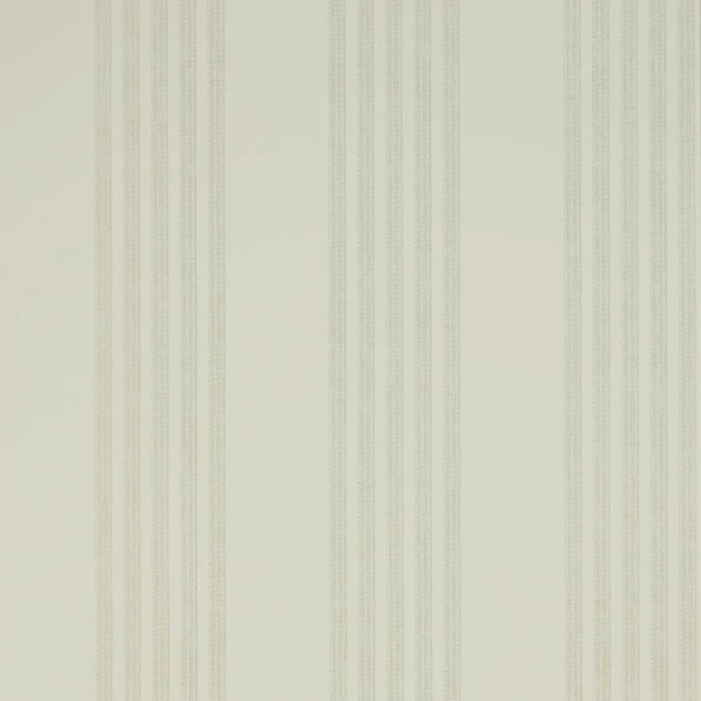 Colefax and Fowler 07191-04 Mallory Stripes Jude Stripe Silver - tapeta w paski z ozdobnymi przeszyciami