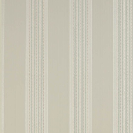 Colefax and Fowler 07991/07 Mallory Stripes Tealby Stripe Stone/Aqua - tapeta w paski