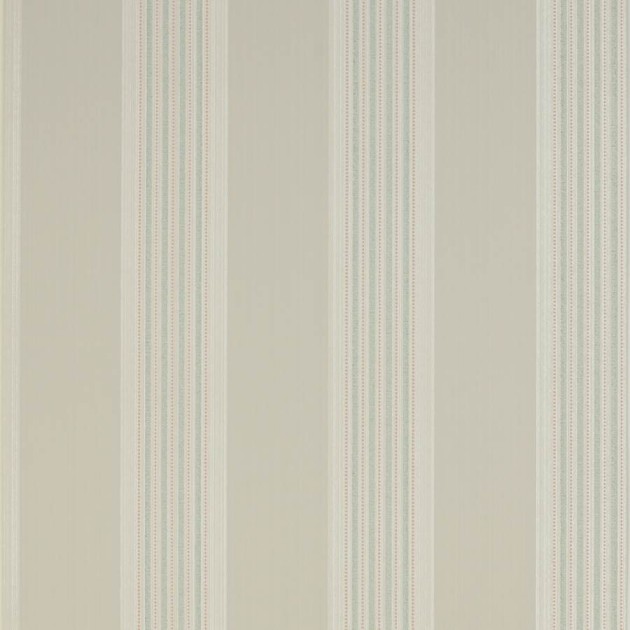 Colefax and Fowler 07991/07 Mallory Stripes Tealby Stripe Stone/Aqua - tapeta w paski