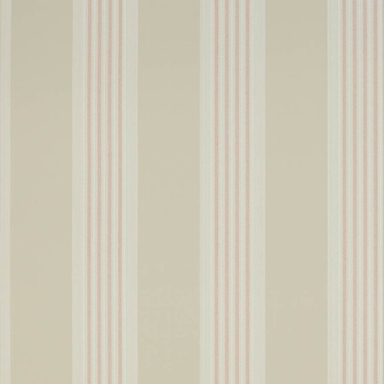 Colefax and Fowler 07991/08 Mallory Stripes Tealby Stripe Cream/Pink - tapeta w paski