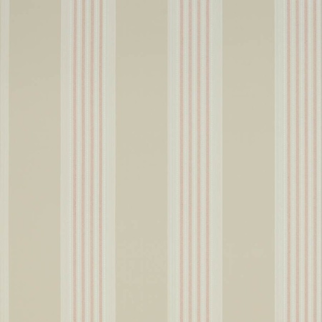 Colefax and Fowler 07991/08 Mallory Stripes Tealby Stripe Cream/Pink - tapeta w paski