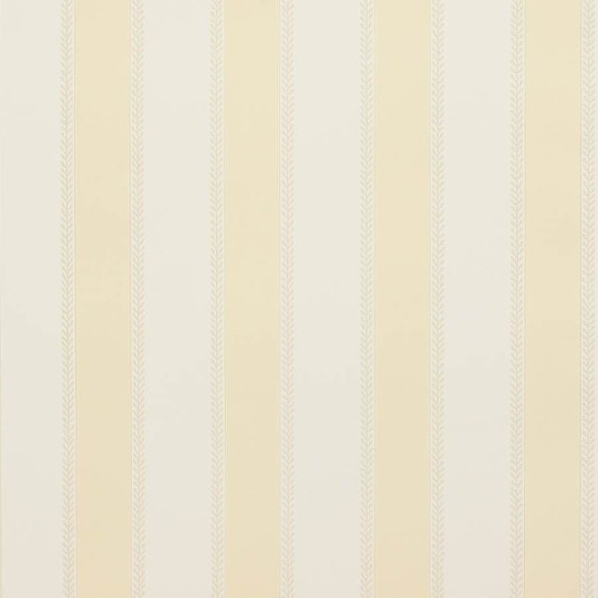 Colefax and Fowler 07190-03 Mallory Stripes Graycott Stripe Yellow - tapeta w paski z roślinnym wykończeniem