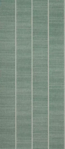 Osborne & Little W7558-04 Kanoko Shoji Vinyl - tapeta w paski imitująca tkaninę trawiastą