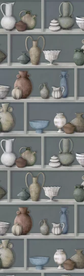 Osborne & Little W7560-03 Kanoko Raku - tapeta w japońską ceramikę