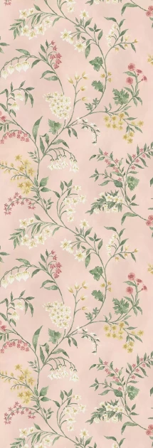 Osborne & Little NCW4491-01 Signature Almora - tapeta w kwiaty fuksji