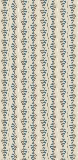 Osborne & Little NCW4494-05 Signature Meridor - tapeta w paski i stylizowane sosny