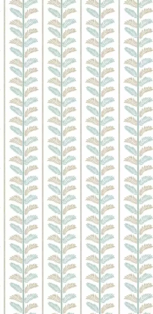 Osborne & Little NCW4496-01 Signature Plumier - tapeta w paski i liście