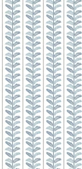 Osborne & Little NCW4496-02 Signature Plumier - tapeta w paski i liście