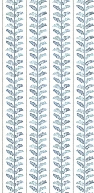 Osborne & Little NCW4496-02 Signature Plumier - tapeta w paski i liście